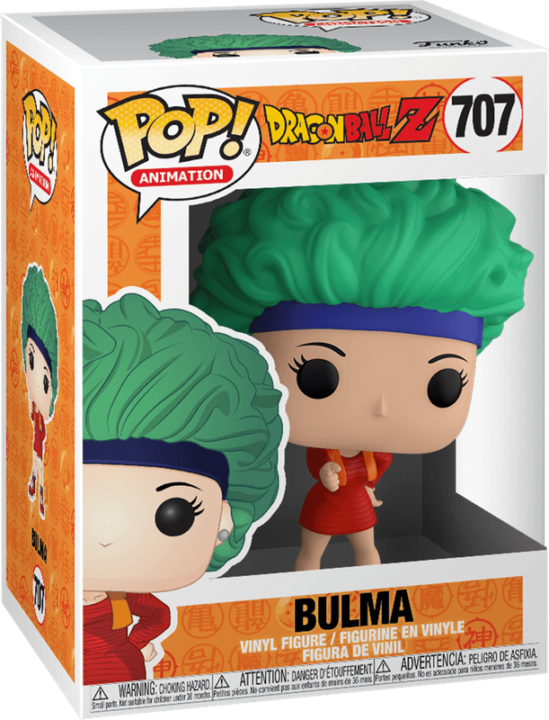 Funko Pop! Animation 707: DragonBall Z - Bulma with Afro Vinyl Figure (New) - Funko 440G