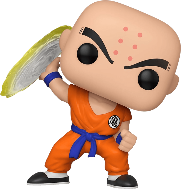 Funko Pop! Animation 706: DragonBall Z - Krillin with Destructo Disc Vinyl Figure (New) - Funko 440G