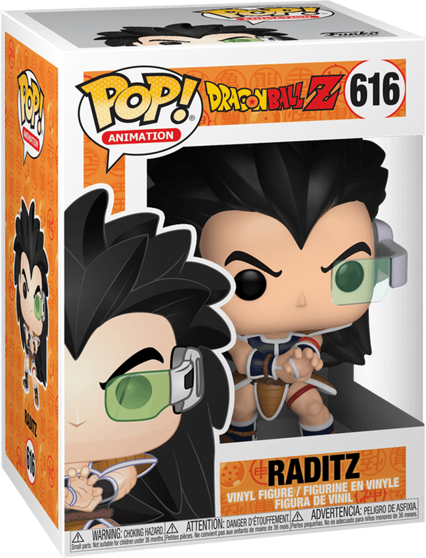 Funko Pop! Animation 616: DragonBall Z - Raditz Vinyl Figure (New) - Funko 440G