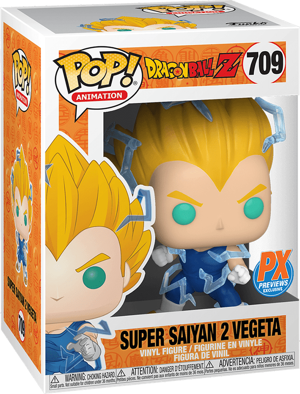 Funko Pop! Animation 709: DragonBall Z - Super Saiyan 2 Vegeta Vinyl Figure (New) - Funko 440G
