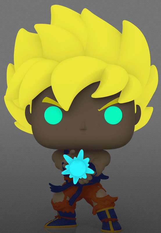 Funko Pop! Animation 948: DragonBall Z - Super Saiyan Goku with Kamehameha Vinyl Figure (Glow in