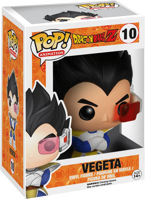 Funko Pop! Animation 10: DragonBall Z - Vegeta Vinyl Figure (New) - Funko 300G