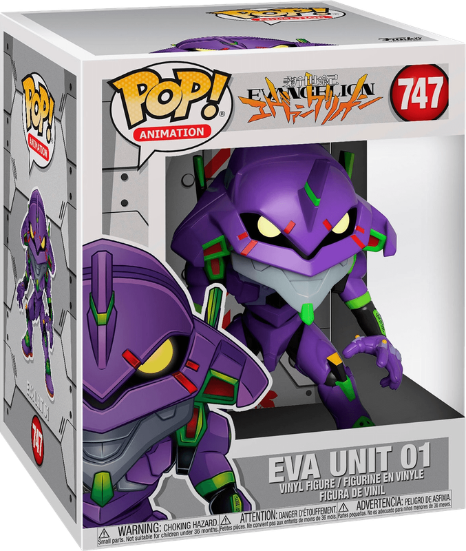 Funko Pop! Animation 747: Evangelion - EVA Unit 01 Super Sized 6'' Vinyl Figure (New) - Funko 1000G