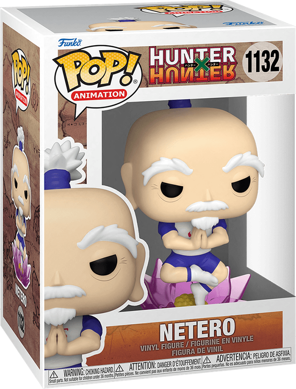 Funko Pop! Animation 1132: Hunter x Hunter - Netero Vinyl Figure (New) - Funko 440G