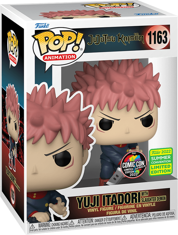 Funko Pop! Animation 1163: Jujutsu Kaisen - Yuji Itadori with Slaughter Demon Vinyl Figure (New) -
