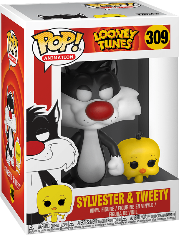 Funko Pop! Animation: Looney Tunes - Sylvester & Tweety Vinyl Figure (New) - Funko 300G