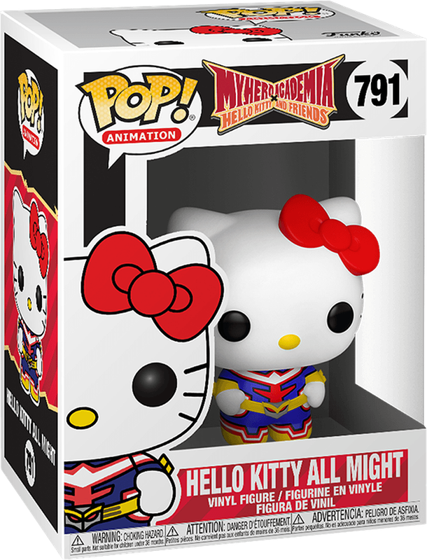 Funko Pop! Animation 791: My Hero Academia x Hello Kitty and Friends - Hello Kitty All Might Vinyl