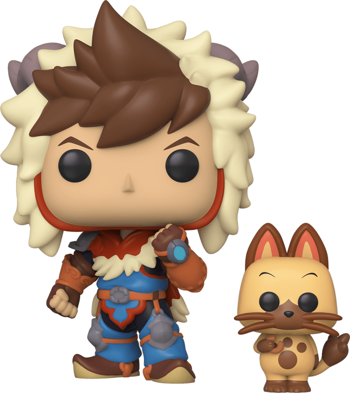 Funko Pop! Animation 797: Monster Hunter Stories: Ride On - Lute & Navirou Vinyl Figure (New) -
