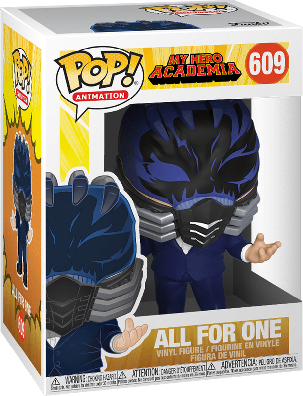 Funko Pop! Animation 609: My Hero Academia - All For One Vinyl Figure *See Note* (New) - Funko 440G