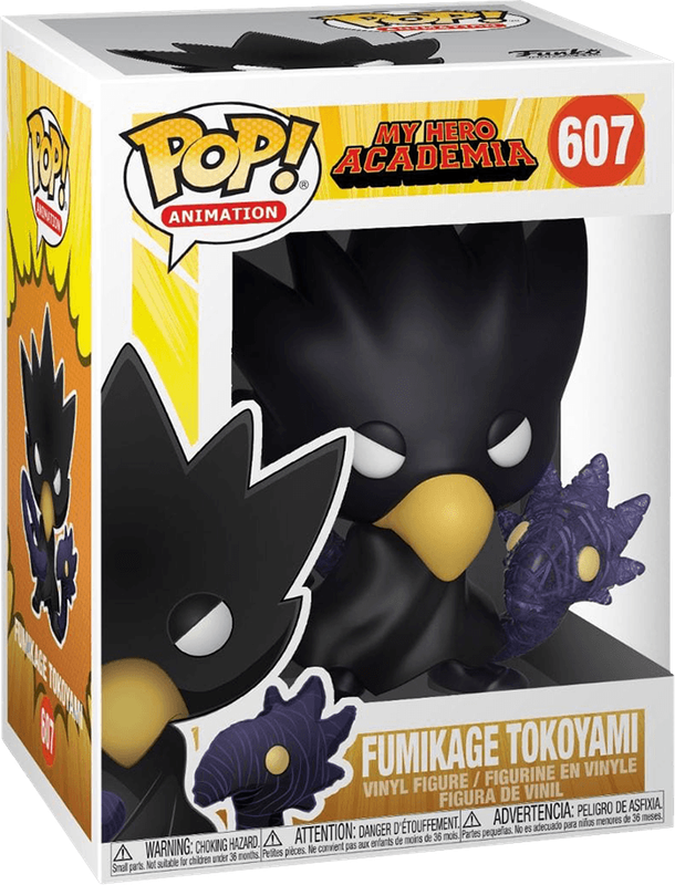 Funko Pop! Animation 607: My Hero Academia - Fumikage Tokoyami Vinyl Figure (New) - Funko 440G