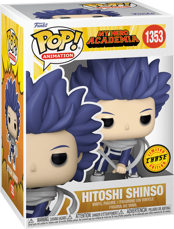 Funko Pop! Animation 1353: My Hero Academia - Hitoshi Shinso Unmasked Vinyl Figure (Limited Chase