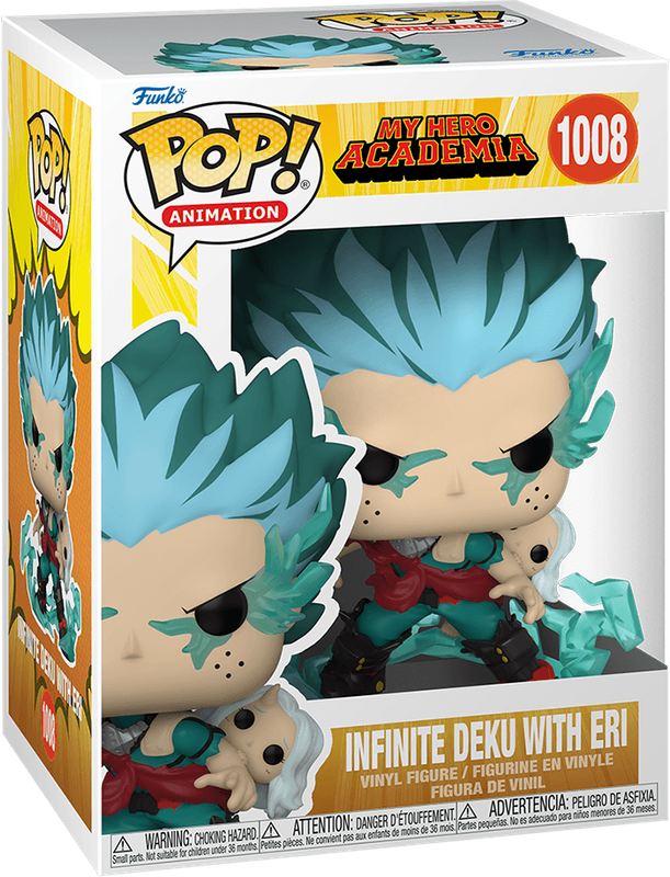 Funko Pop! Animation 1008: My Hero Academia - Infinite Deku with Eri Vinyl Figure (New) - Funko 440G