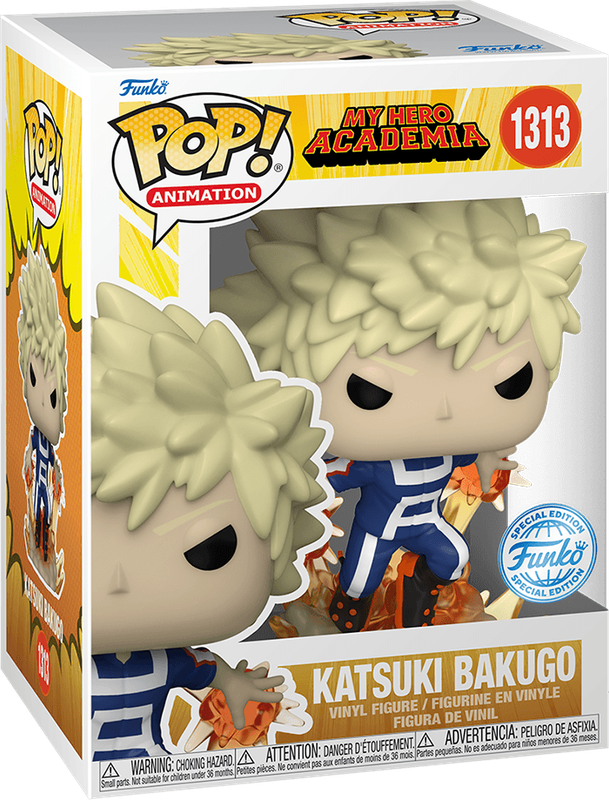 Funko Pop! Animation 1313: My Hero Academia - Katsuki Bakugo Vinyl Figure (New) - Funko 440G