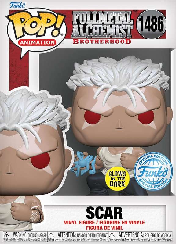 Funko Pop! Animation 1486: My Hero Academia - Scar Vinyl Figure (Glow in the Dark)(New) - Funko 440G