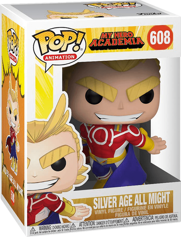Funko Pop! Animation 608: My Hero Academia - Silver Age All Might Vinyl Figure (New) - Funko 440G