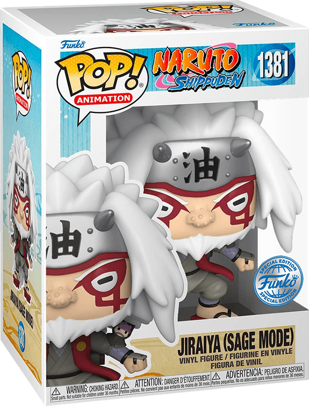 Funko Pop! Animation 1381: Naruto Shippuden - Jiraiya Vinyl Figure (Sage Mode)(New) - Funko 440G