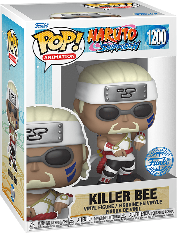 Funko Pop! Animation 1200: Naruto Shippuden - Killer Bee Vinyl Figure (New) - Funko 440G