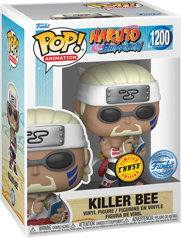 Funko Pop! Animation 1200: Naruto Shippuden - Killer Bee Vinyl Figure (Limited Chase Edition)(New)