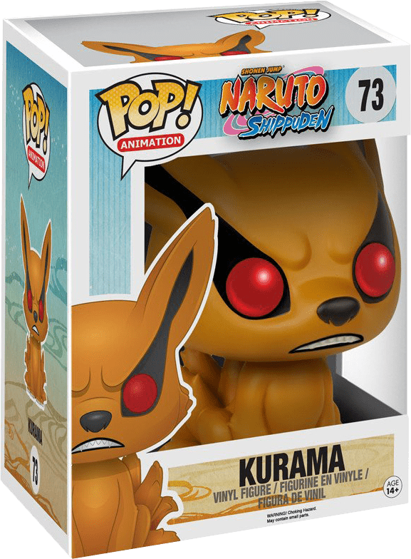 Funko Pop! Animation 73: Naruto Shippuden - Kurama Super Sized 6'' Vinyl Figure (New) - Funko 1500G