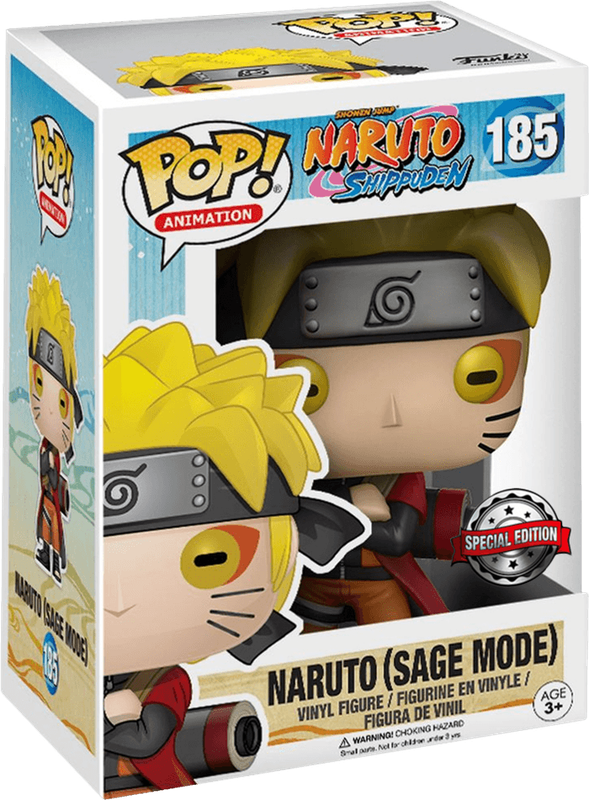 Funko Pop! Animation 185: Naruto Shippuden - Naruto Vinyl Figure (Sage Mode)(New) - Funko 440G