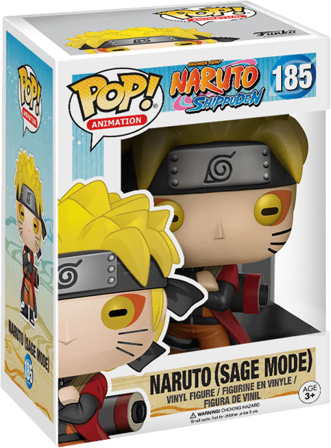 Funko Pop! Animation 185: Naruto Shippuden - Naruto Vinyl Figure (Sage Mode)(New) - Funko 440G