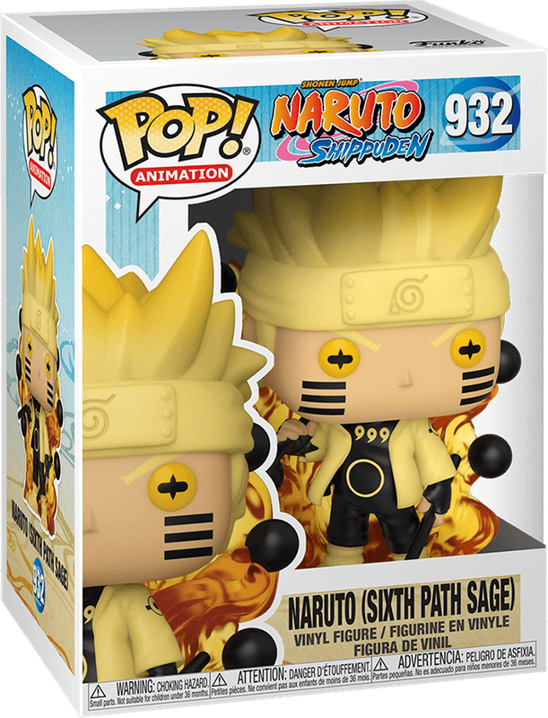 Funko Pop! Animation 932: Naruto Shippuden - Naruto Vinyl Figure *See Note* (Sixth Path Sage)(New)
