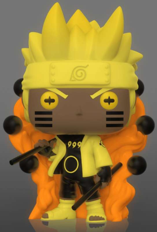 Funko Pop! Animation 932: Naruto Shippuden - Naruto Vinyl Figure (Sixth Path Sage)(Glow in the