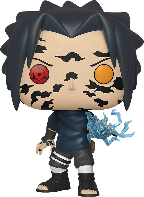 Funko Pop! Animation 455: Naruto Shippuden - Sasuke Vinyl Figure *See Note* (Curse Mark)(New) -