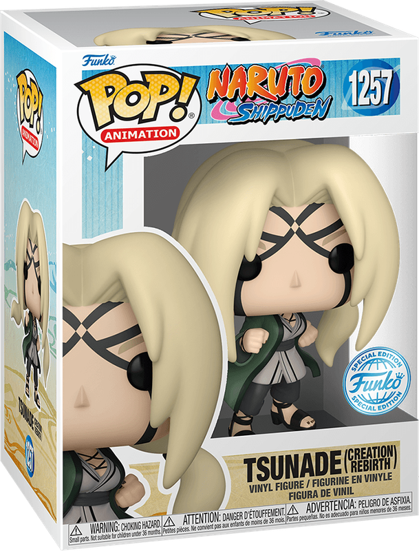 Funko Pop! Animation 1257: Naruto Shippuden - Tsunade Vinyl Figure (Creation Rebirth)(New) - Funko