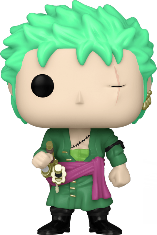 Funko Pop! Animation 327: One Piece - Roronoa Zoro Vinyl Figure (Glow in the Dark)(New) - Funko 440G