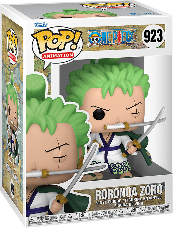Funko Pop! Animation 923: One Piece - Roronoa Zoro with Swords Vinyl Figure (New) - Funko 440G