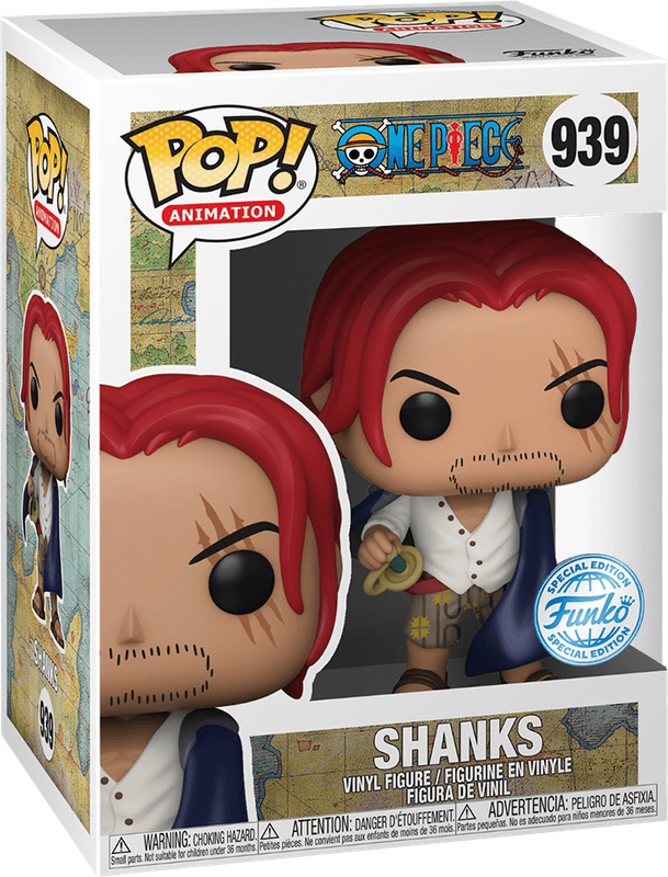 Funko Pop! Animation 939: One Piece - Shanks Vinyl Figure (New) - Funko 440G