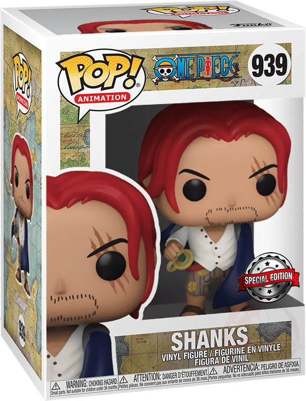 Funko Pop! Animation 939: One Piece - Shanks Vinyl Figure (New) - Funko 440G