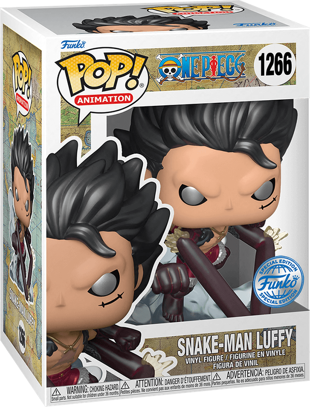 Funko Pop! Animation 1266: One Piece - Snake-Man Luffy Vinyl Figure (Metallic)(New) - Funko 440G