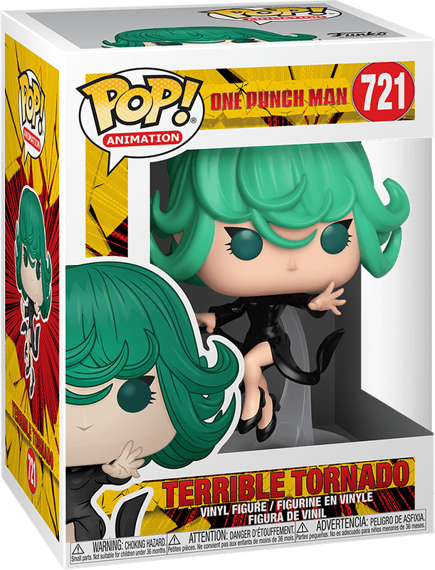 Funko Pop! Animation 721: One Punch Man - Terrible Tornado Vinyl Figure (New) - Funko 440G