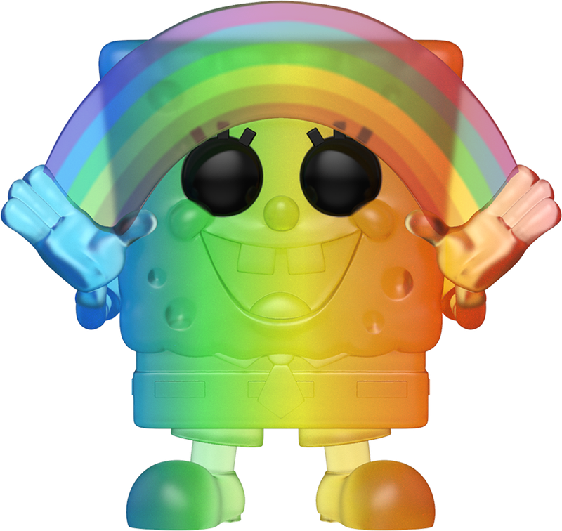 Funko Pop! Animation 558: Pride - SpongeBob SquarePants Vinyl Figure (Rainbow)(New) - Funko 440G