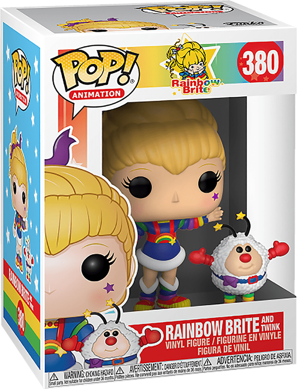 Funko Pop! Animation: Rainbow Brite - Rainbow Brite and Twink Vinyl Figure (New) - Funko 300G