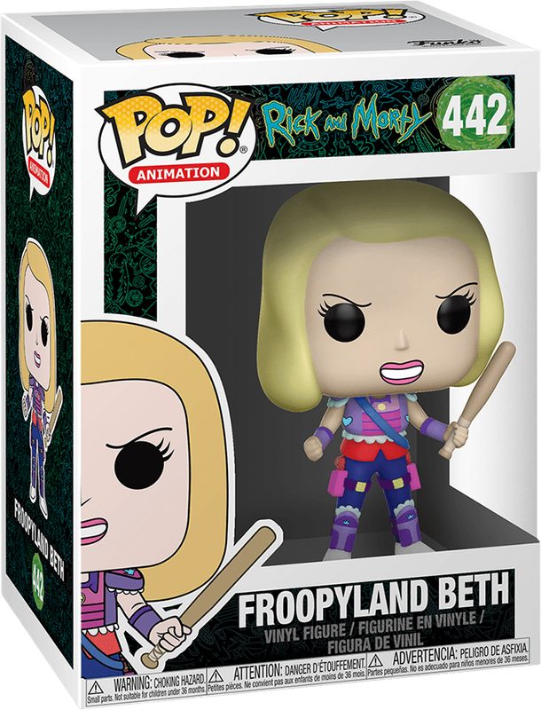 Funko Pop! Animation 442: Rick and Morty - Froopyland Beth Vinyl Figure (New) - Funko 440G