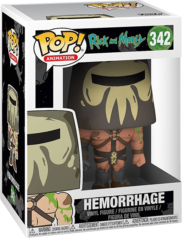 Funko Pop! Animation 342: Rick and Morty - Hemorrhage Vinyl Figure (New) - Funko 440G