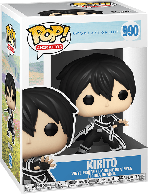 Funko Pop! Animation 990: Sword Art Online - Kirito Vinyl Figure (One Sword)(New) - Funko 440G