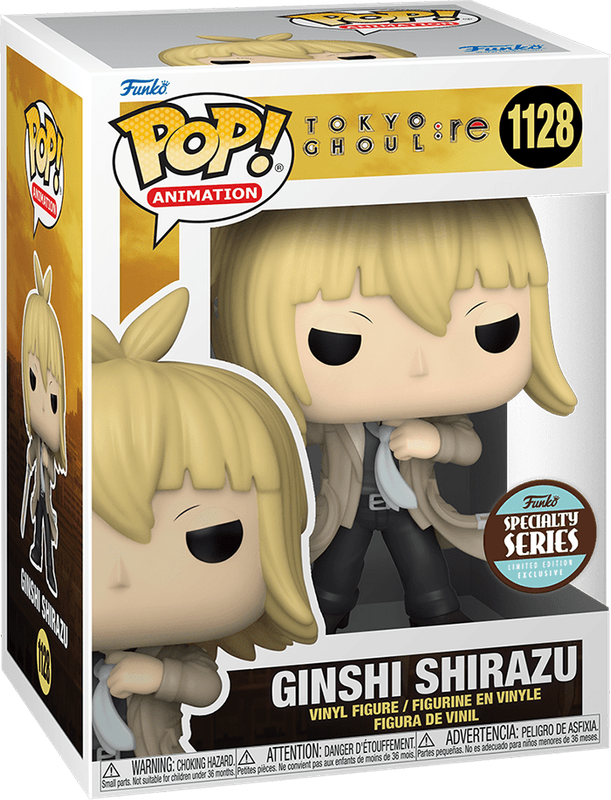 Funko Pop! Animation 1128: Tokyo Ghoul:re - Ginshi Shirazu Vinyl Figure (New) - Funko 440G