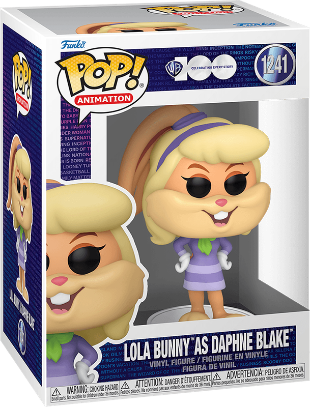 Funko Pop! Animation 1241: WB 100th - Lola Bunny as Daphne Blake Vinyl Figure (New) - Funko 440G
