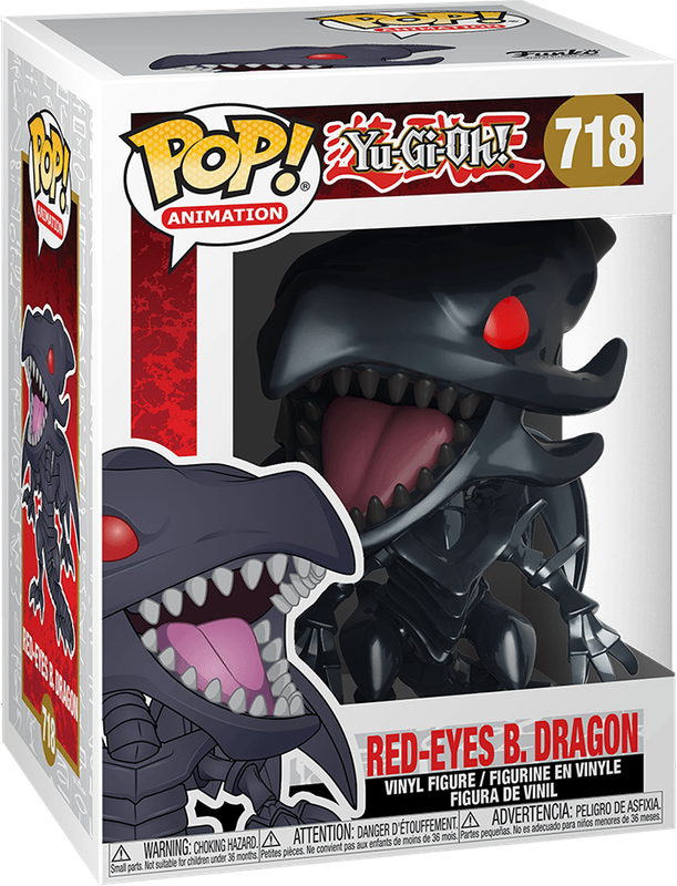 Funko Pop! Animation 718: Yu-Gi-Oh! - Red-Eyes Black Dragon Vinyl Figure (New) - Funko 440G