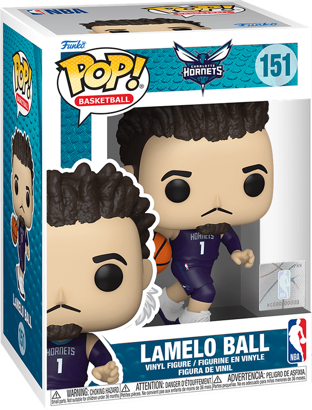 Funko Pop! Basketball 151: Charlotte Hornets - LaMelo Ball Vinyl Figure (New) - Funko 440G