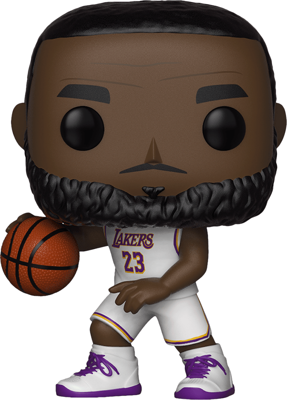 Funko Pop! Basketball 52: Los Angeles Lakers - LeBron James Vinyl Figure (White Jersey)(New) -