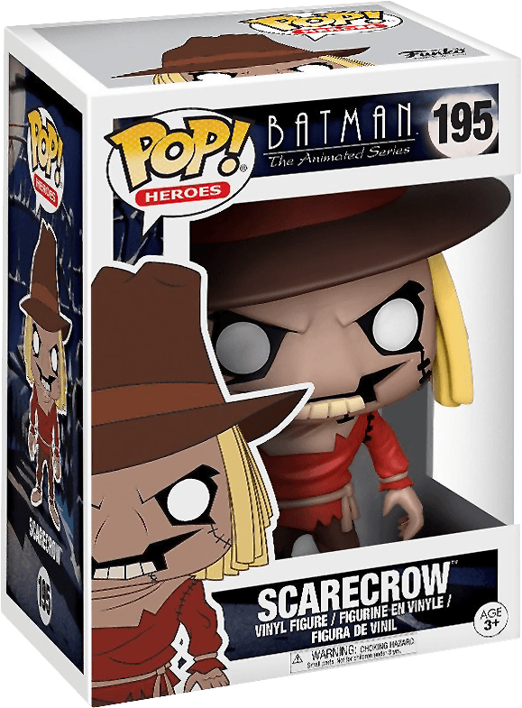 Funko Pop! Heroes 195: Batman - The Animated Series - Scarecrow Vinyl Figure (New) - Funko 300G
