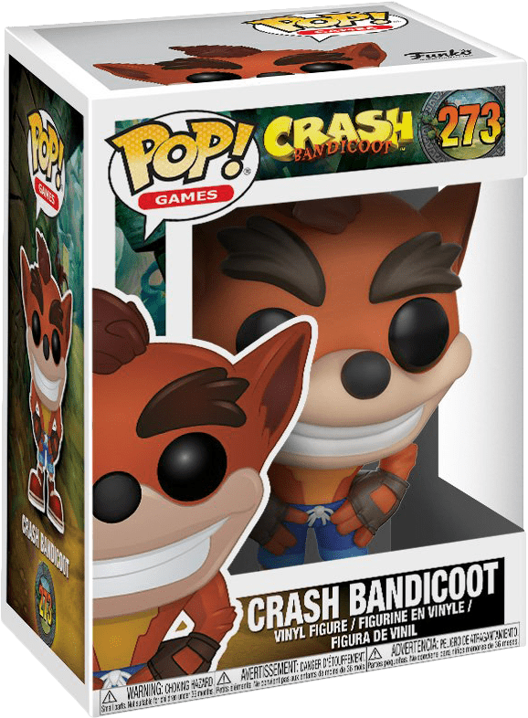 Funko Pop! Games: Crash Bandicoot - Crash Bandicoot Vinyl Figure (New) - Funko 300G