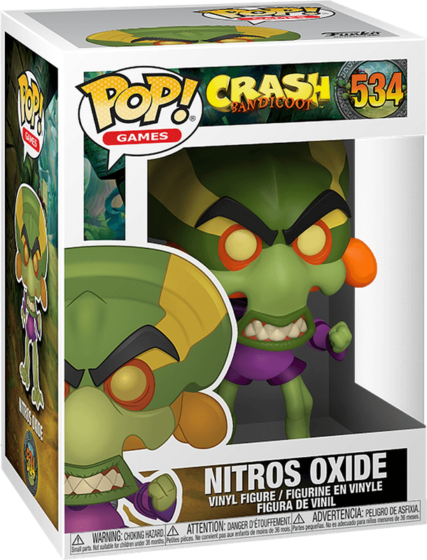 Funko Pop! Games 534: Crash Bandicoot - Nitros Oxide Vinyl Figure *See Note* (New) - Funko 440G
