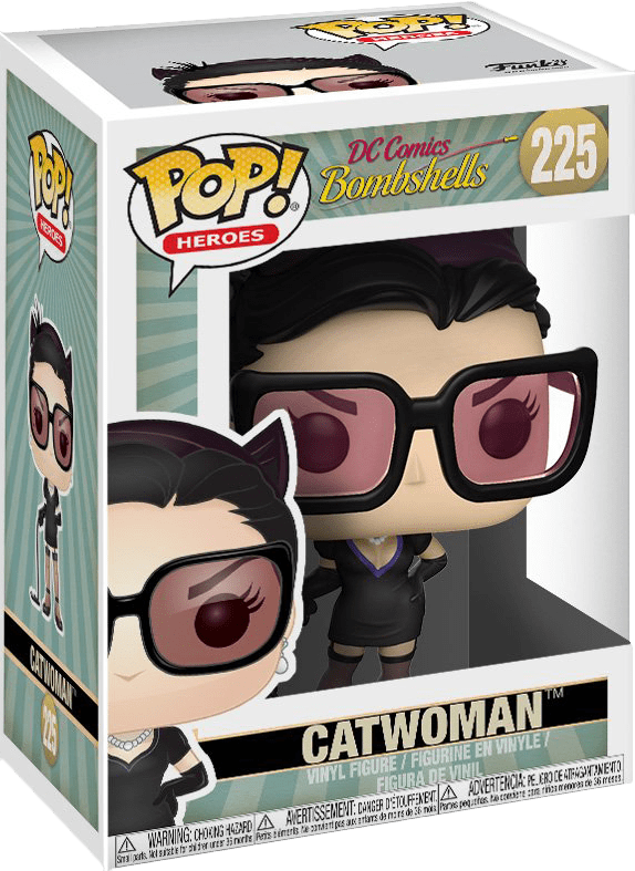 Funko Pop! Heroes 225: DC Comics Bombshells - Catwoman Vinyl Figure *See Note* (New) - Funko 440G
