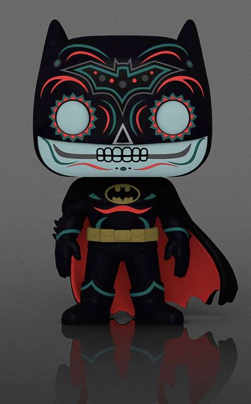 Funko Pop! Heroes 409: DC Super Heroes - Batman Vinyl Figure (Dia De Los DC)(Glow in the Dark)(New)